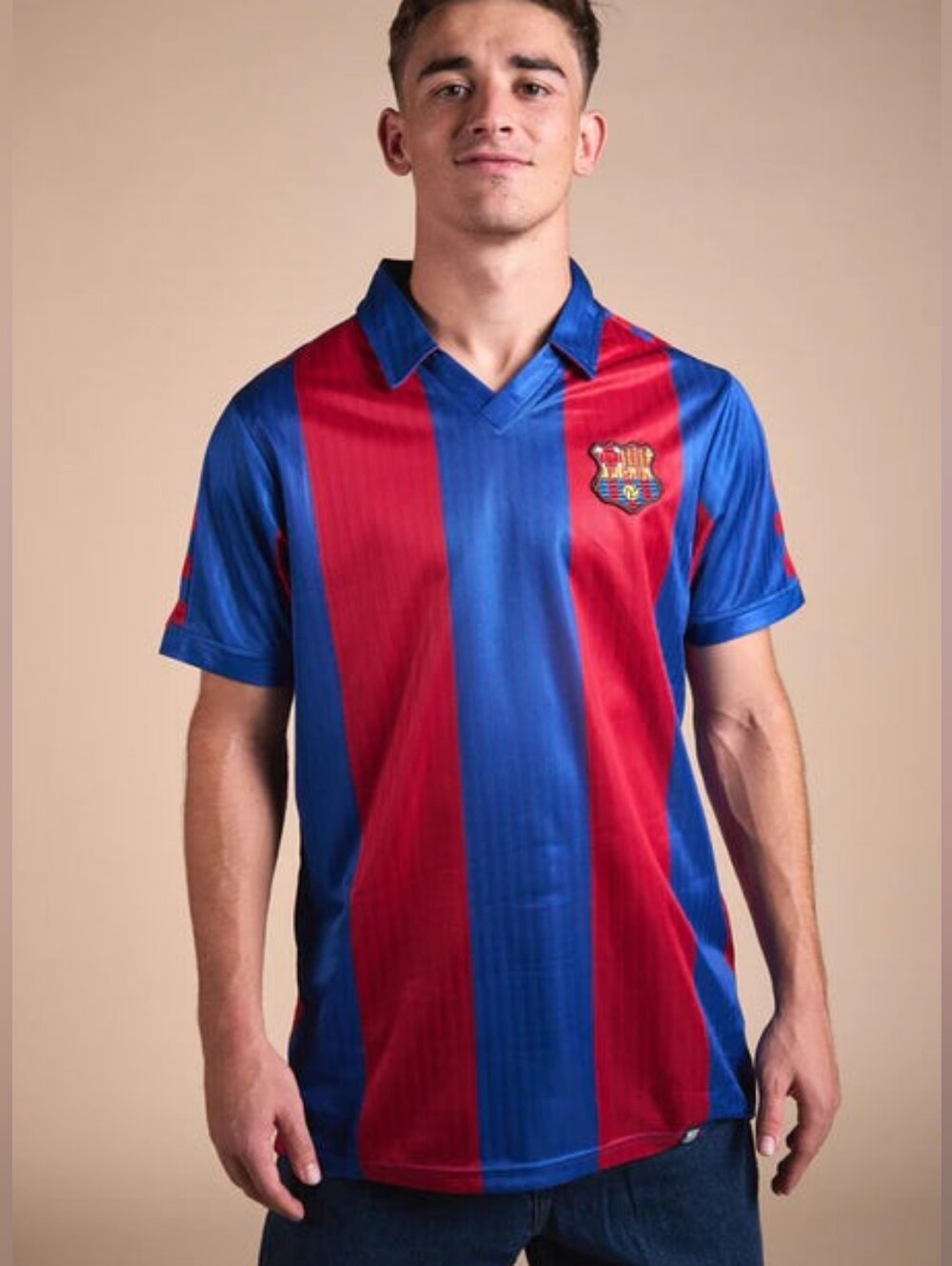 FC Barcelona Home Kit Jersey 1981-90 back 10 Size Medium NWT